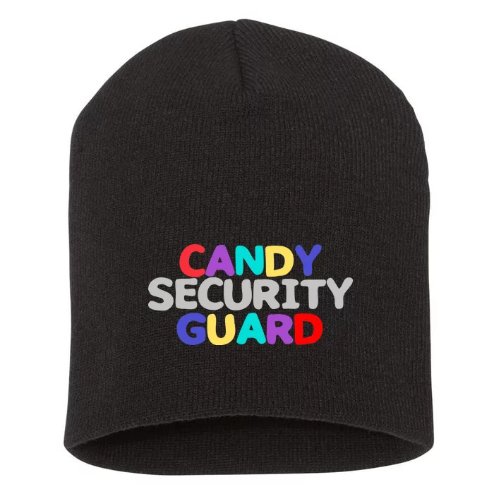 Candy Security Guard Short Acrylic Beanie