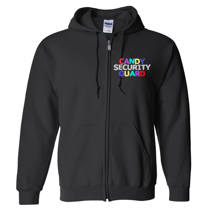 Candy Security Guard Full Zip Hoodie