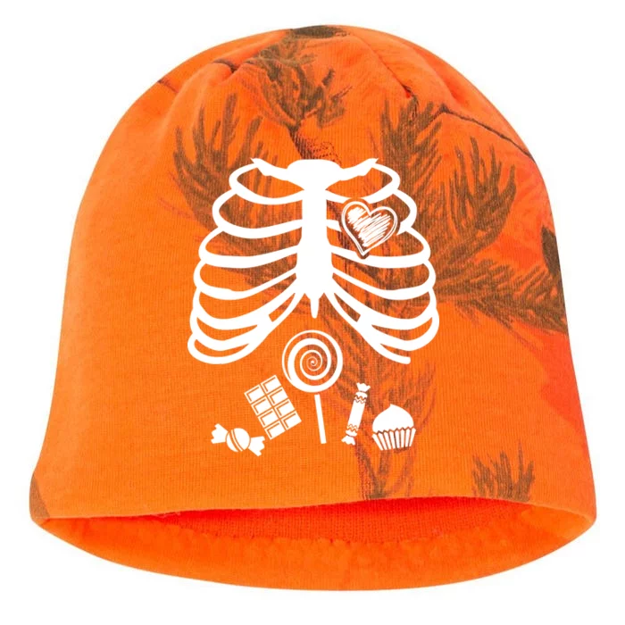 Candy X-Ray Skeleton Rib Cage Kati - Camo Knit Beanie