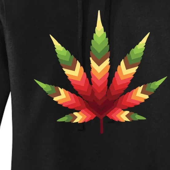 Cannabis Leaf Women's Pullover Hoodie