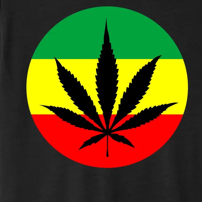 Cannabis Leaf Jamaican Style ChromaSoft Performance T-Shirt