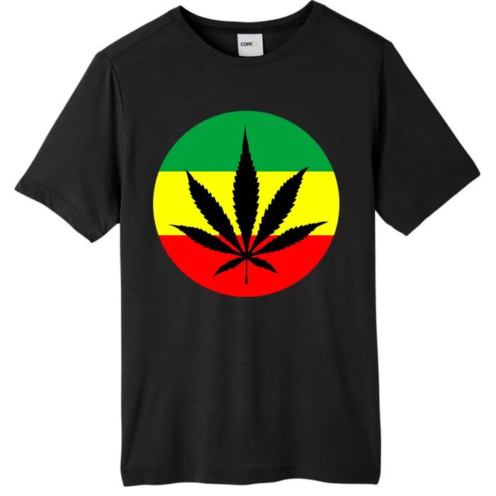 Cannabis Leaf Jamaican Style ChromaSoft Performance T-Shirt