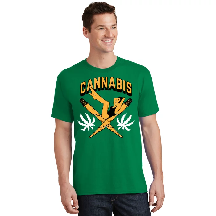 Cannabis Marijuana Joint Hammock T-Shirt