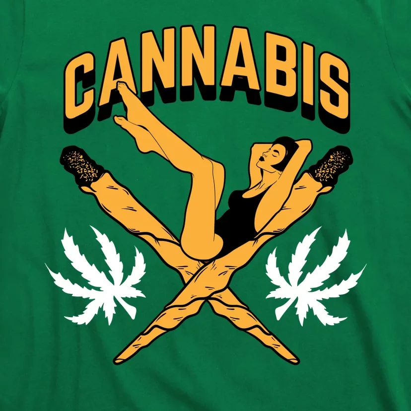 Cannabis Marijuana Joint Hammock T-Shirt