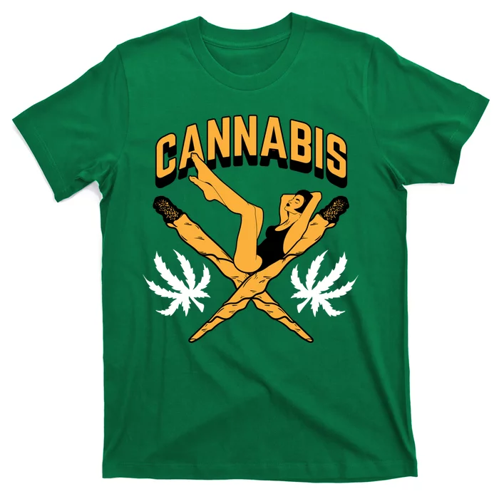 Cannabis Marijuana Joint Hammock T-Shirt