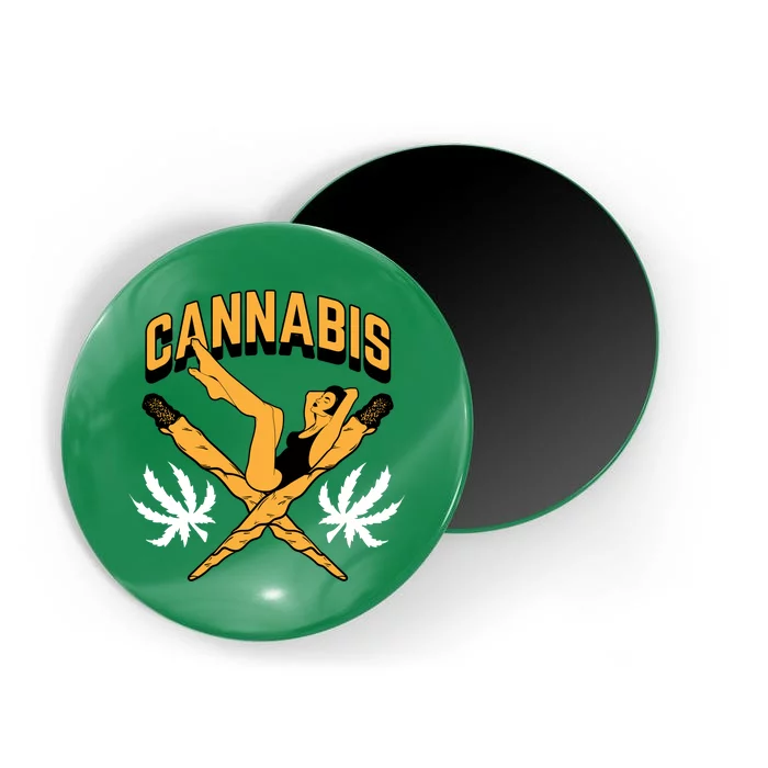 Cannabis Marijuana Joint Hammock Magnet