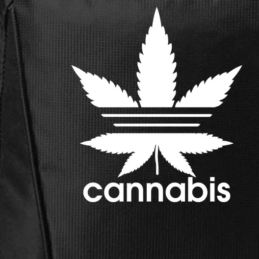 Cannabis Sports Logo City Backpack