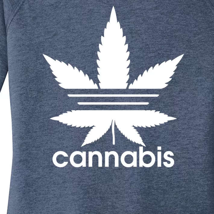 Cannabis Sports Logo Women's Perfect Tri Tunic Long Sleeve Shirt