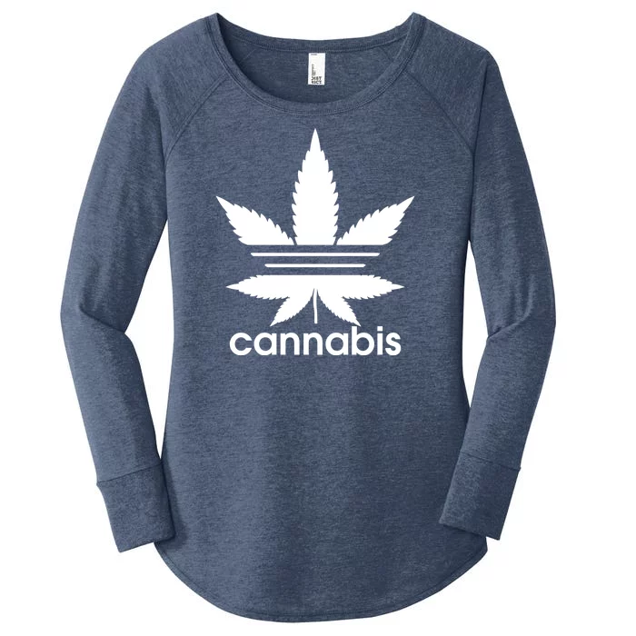 Cannabis Sports Logo Women's Perfect Tri Tunic Long Sleeve Shirt