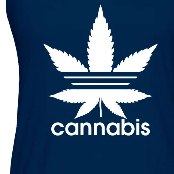 Cannabis Sports Logo Ladies Essential Flowy Tank