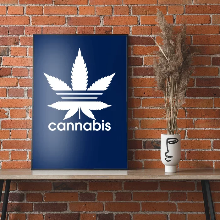 Cannabis Sports Logo Poster