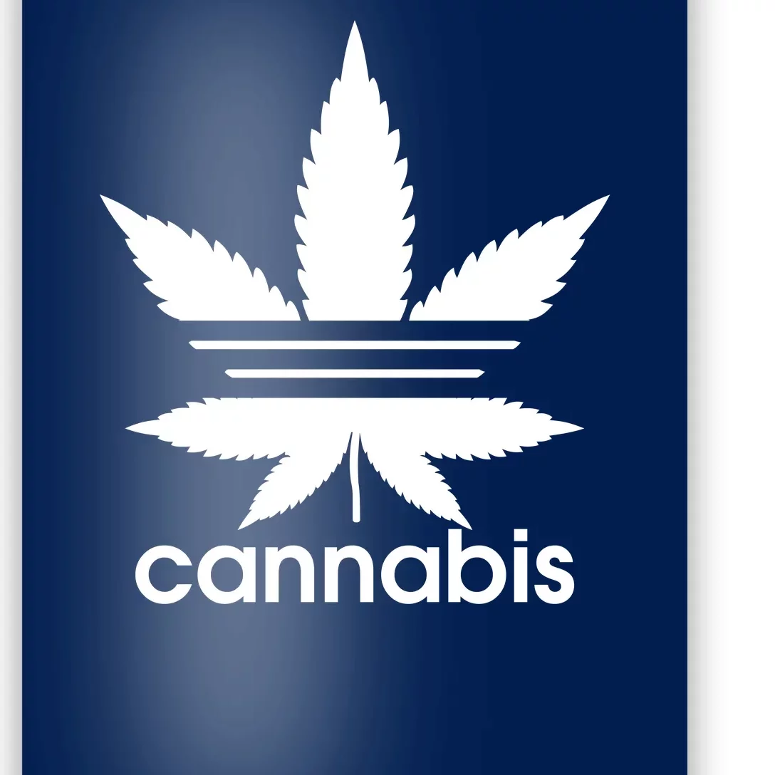 Cannabis Sports Logo Poster