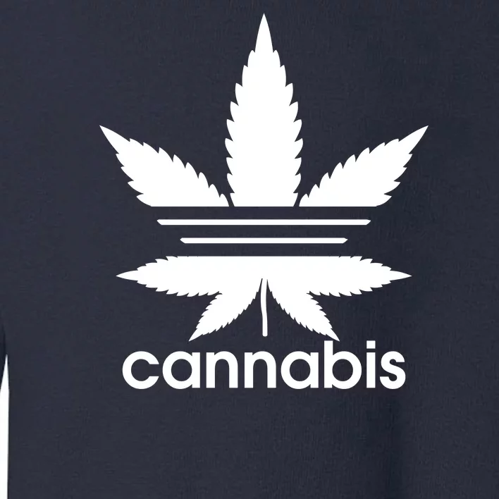 Cannabis Sports Logo Toddler Sweatshirt