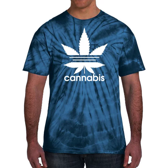 Cannabis Sports Logo Tie-Dye T-Shirt