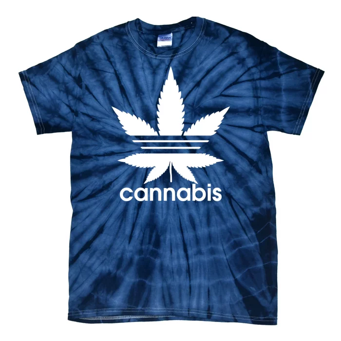 Cannabis Sports Logo Tie-Dye T-Shirt