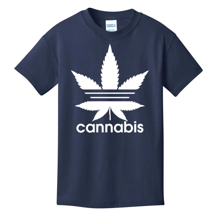 Cannabis Sports Logo Kids T-Shirt