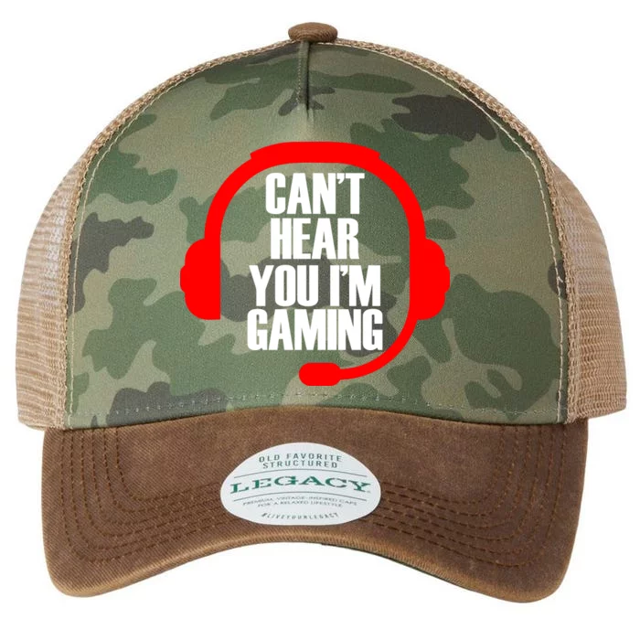 Can't Hear You I'm Gaming Legacy Tie Dye Trucker Hat