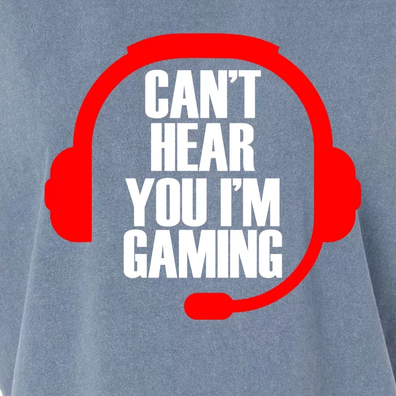 Can't Hear You I'm Gaming Garment-Dyed Women's Muscle Tee