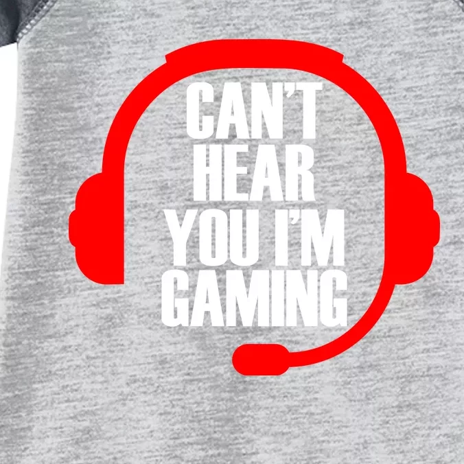 Can't Hear You I'm Gaming Infant Baby Jersey Bodysuit