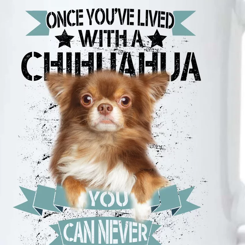 Can't Live Without A Chihuahua Black Color Changing Mug