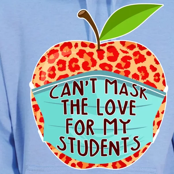 Can't Mask The Love For My Students Unisex Surf Hoodie