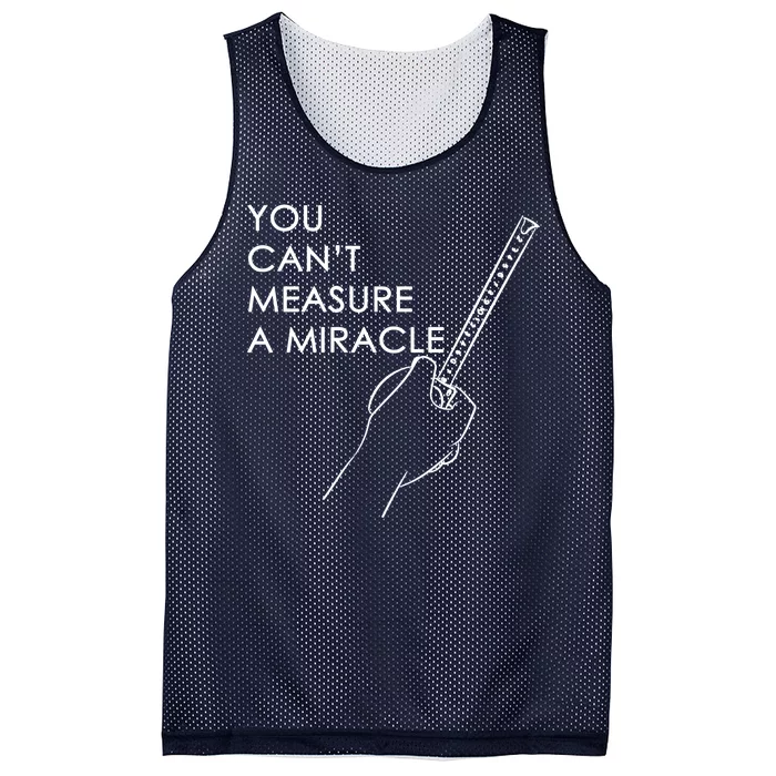 Can't Measure A Miracle Mesh Reversible Basketball Jersey Tank