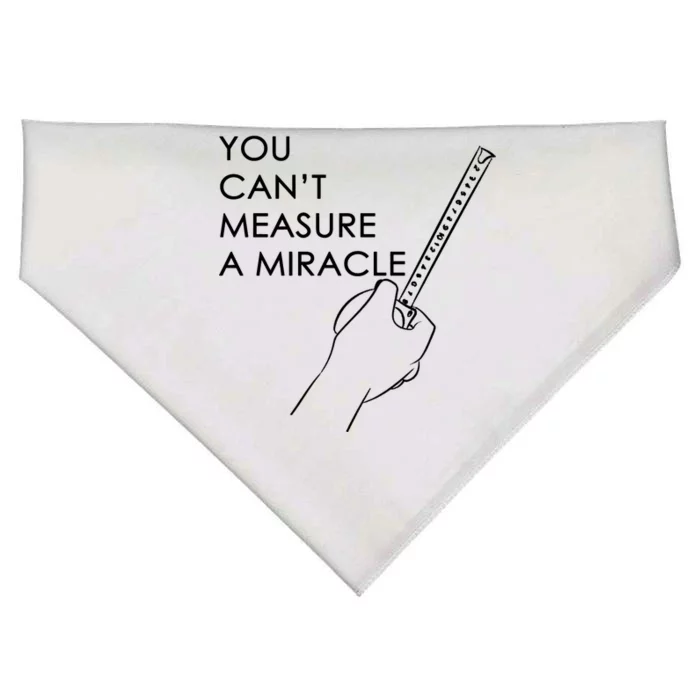 Can't Measure A Miracle USA-Made Doggie Bandana