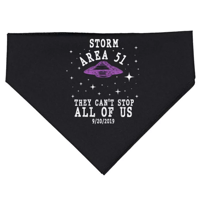 Cant Stop Us All Storm Area 51 USA-Made Doggie Bandana