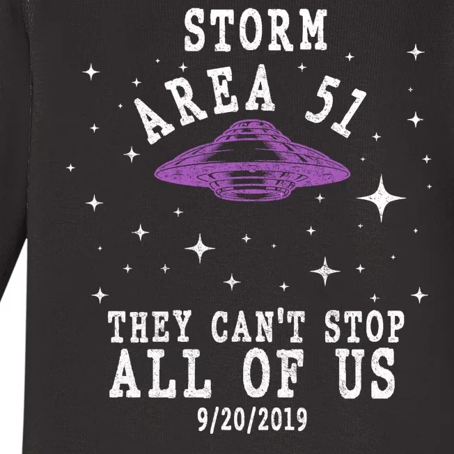 Cant Stop Us All Storm Area 51 Baby Long Sleeve Bodysuit