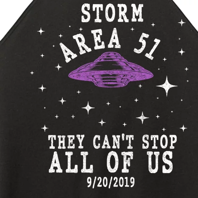 Cant Stop Us All Storm Area 51 Women’s Perfect Tri Rocker Tank