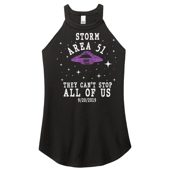 Cant Stop Us All Storm Area 51 Women’s Perfect Tri Rocker Tank