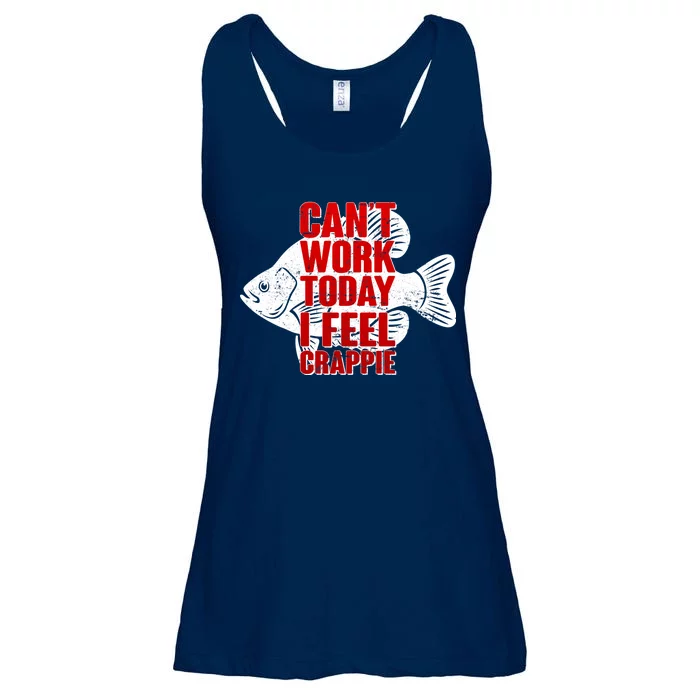 Can't Work Today I Feel Crappie Ladies Essential Flowy Tank