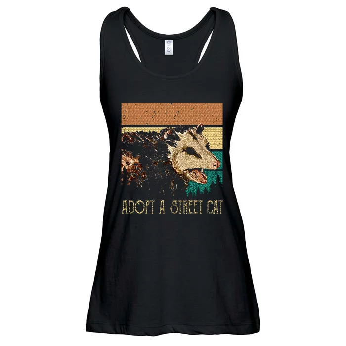 Classic Art Opossums Vaporware Adopt A S.T.R.E.E.T Cat Ladies Essential Flowy Tank