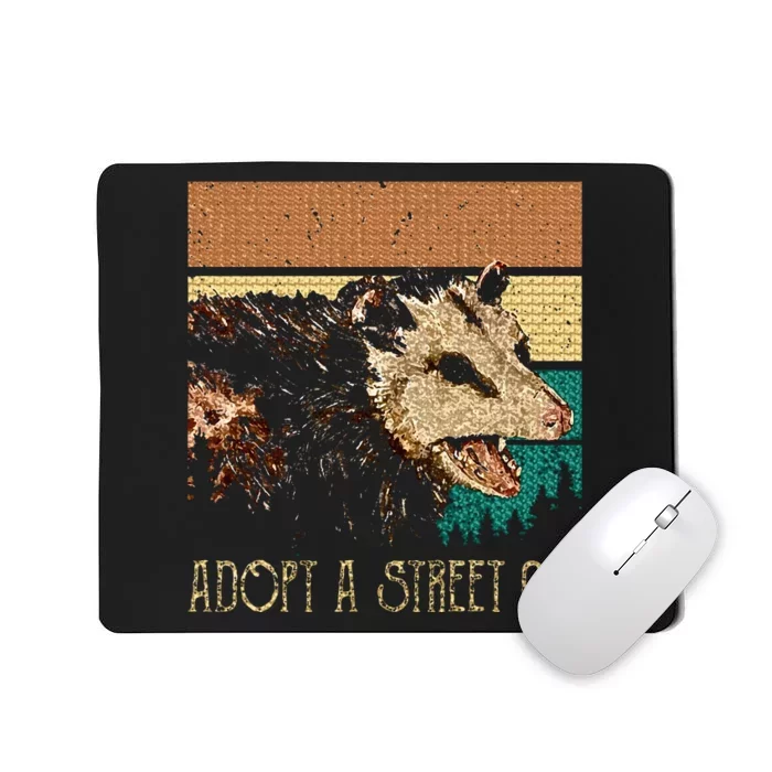 Classic Art Opossums Vaporware Adopt A S.T.R.E.E.T Cat Mousepad