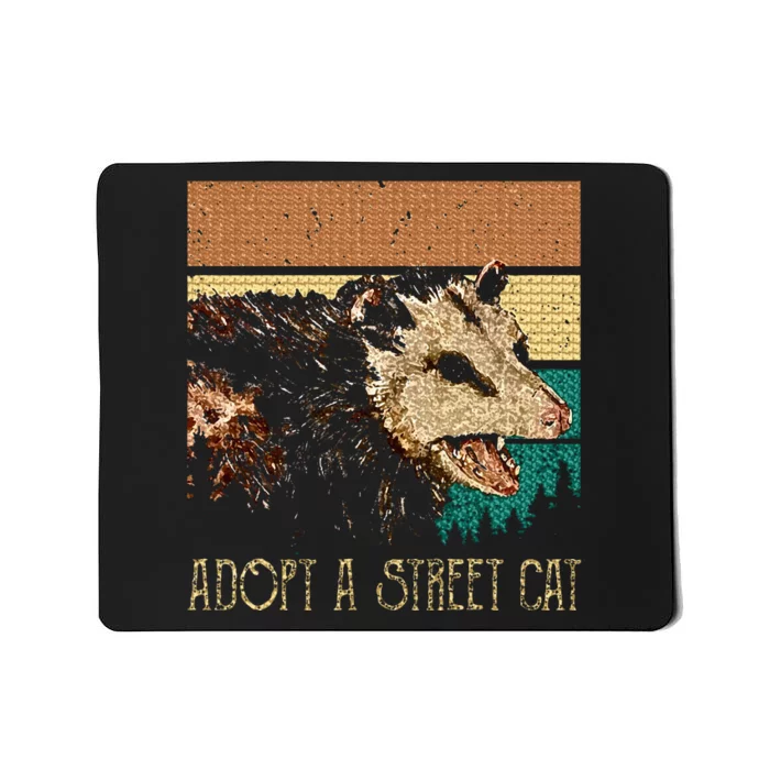 Classic Art Opossums Vaporware Adopt A S.T.R.E.E.T Cat Mousepad