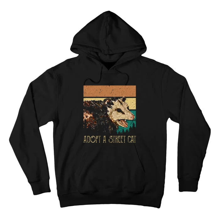 Classic Art Opossums Vaporware Adopt A S.T.R.E.E.T Cat Tall Hoodie