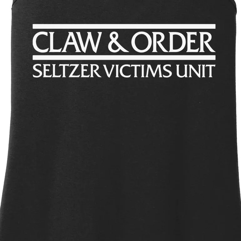 Claw And Order Seltzer Victims Uni Ladies Essential Tank