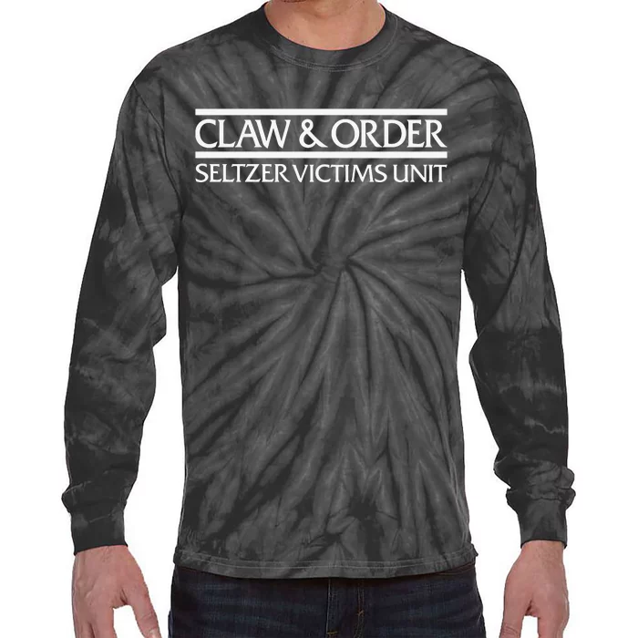 Claw And Order Seltzer Victims Uni Tie-Dye Long Sleeve Shirt