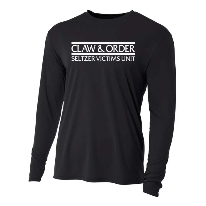 Claw And Order Seltzer Victims Unit Cooling Performance Long Sleeve Crew