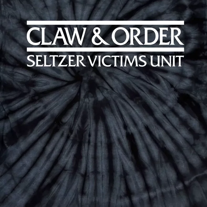 Claw And Order Seltzer Victims Unit Tie-Dye T-Shirt