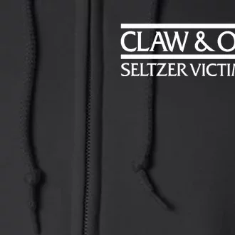 Claw And Order Seltzer Victims Unit Full Zip Hoodie