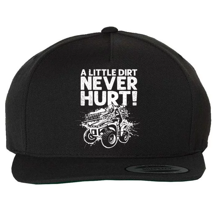 Cool ATV Off Road 4 Wheeler Bike Quad Racing Wool Snapback Cap