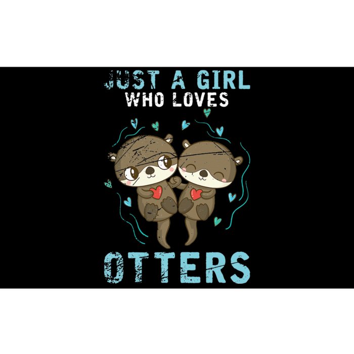 Cute Animal Otter Lover Wo Gift Otter Bumper Sticker