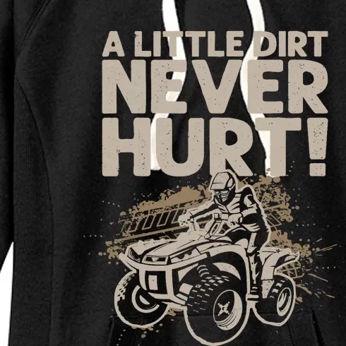 Cool ATV Off Road 4 Wheeler Bike Quad Racing Women's Fleece Hoodie