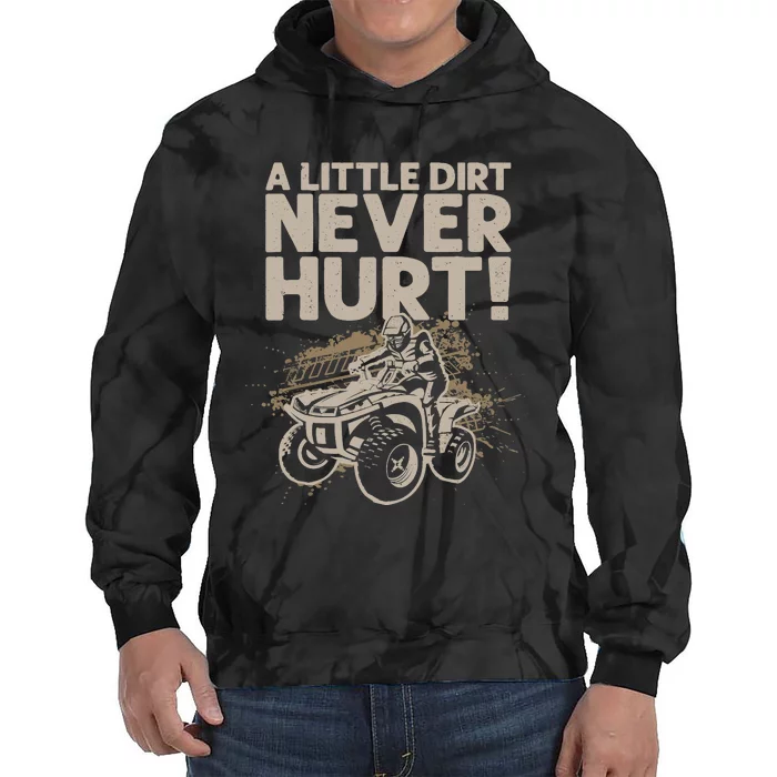 Cool ATV Off Road 4 Wheeler Bike Quad Racing Tie Dye Hoodie