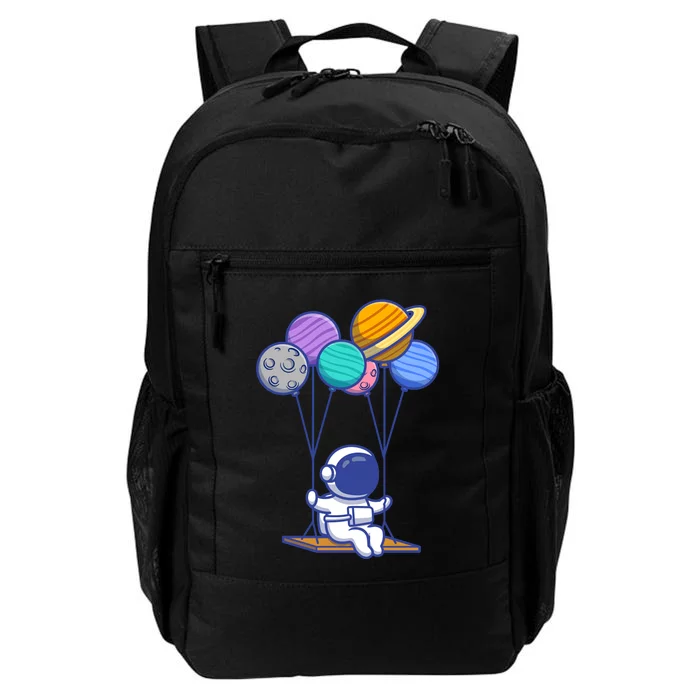 Cute Astronaut On Balloon Swing Daily Commute Backpack