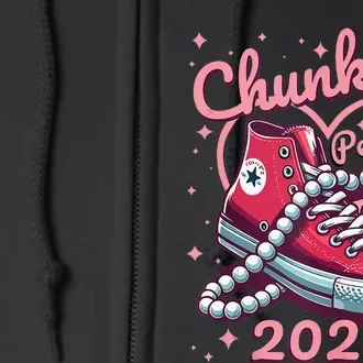 Chucks And Pearls Vote Kamala 2024 Usa Elections Full Zip Hoodie