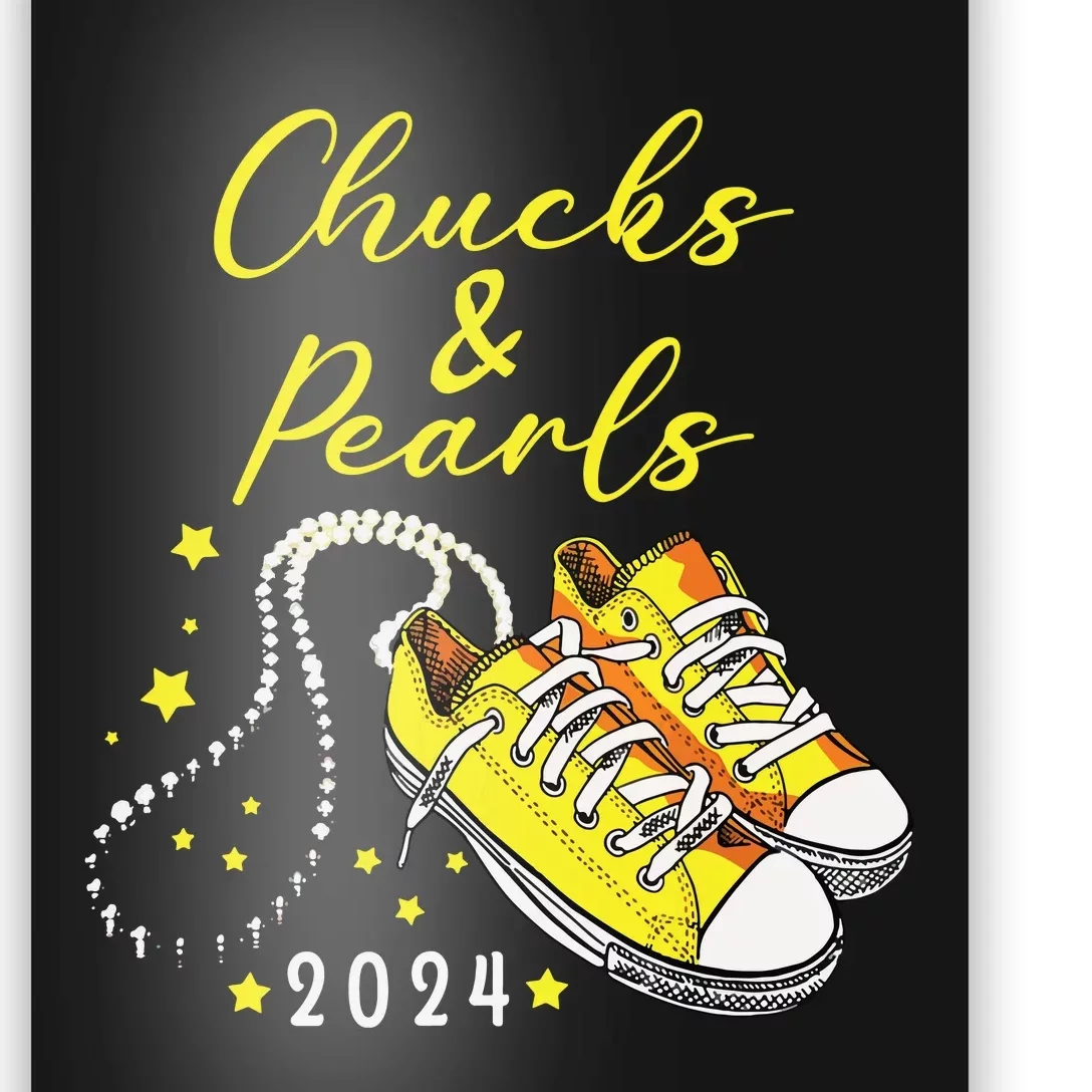 Chucks And Pearls 2024 Kamala Harris For President 47th Poster