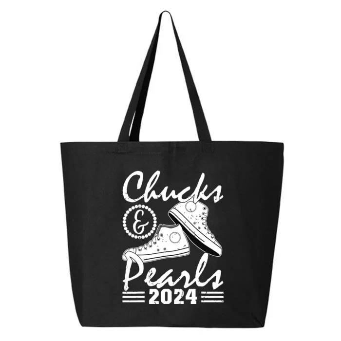 Chucks And Pearls Kamala Harris 2024 Usa Election 2024 25L Jumbo Tote