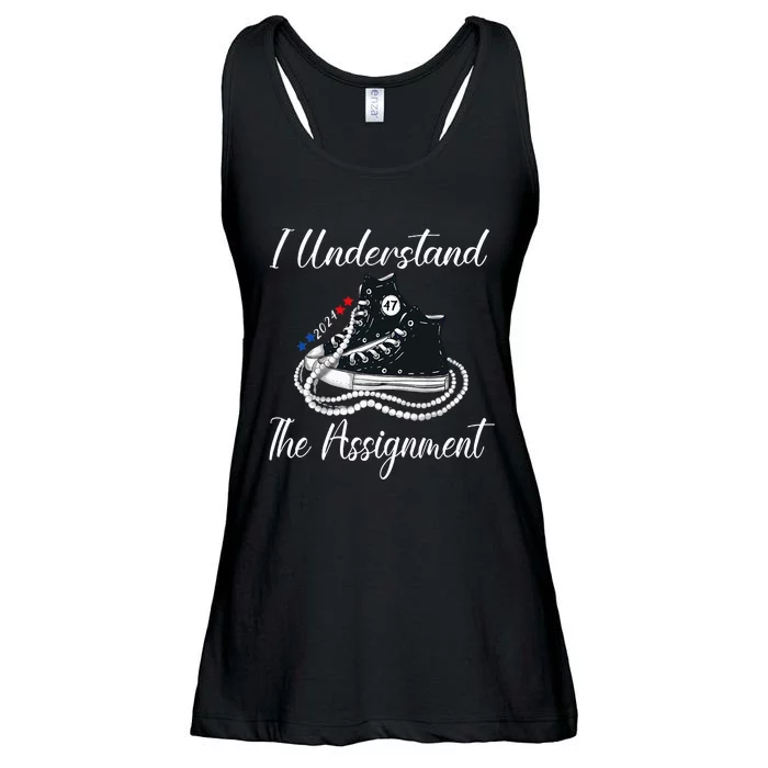 Chucks And Pearls Election 2024 I Understand Theignment Ladies Essential Flowy Tank